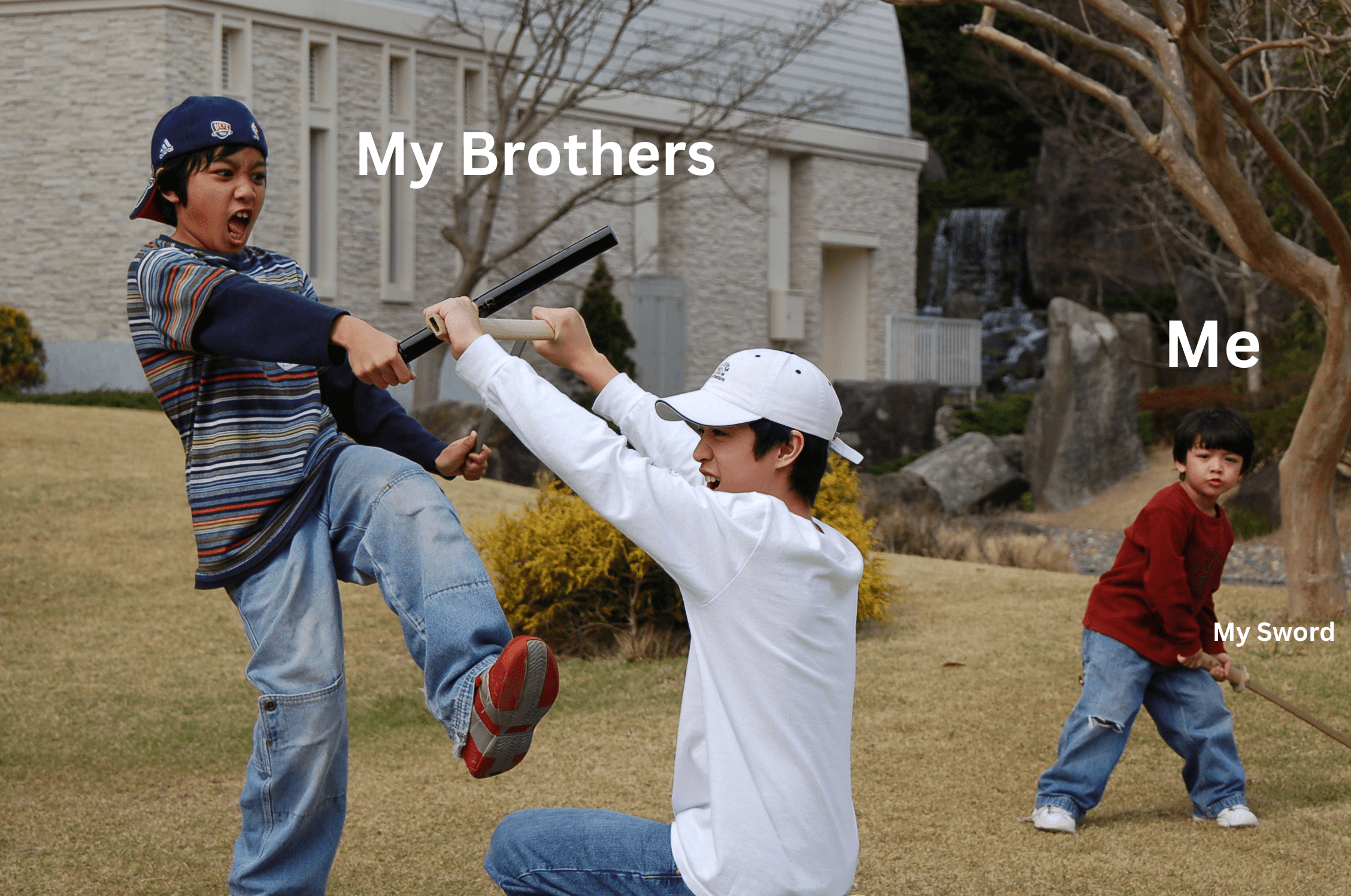 Watching my brothers